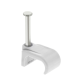 White Flat Twin & Earth Clips